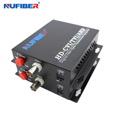 1RS485 1BNC Fiber Audio Converter , Optical Video Transmitter And Receiver