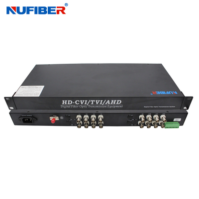 5VDC Fiber Video Media Converter , Long Range Video Transmitter And Receiver