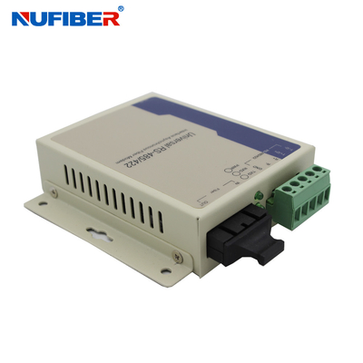 SM Duplex 20km Serial To Fiber Converter Support 5V DC Power Input