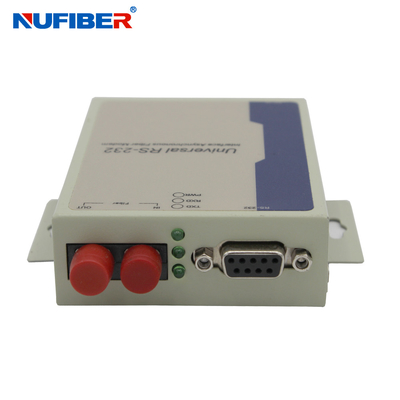 SM Duplex RS232 Serial To Fiber Converter Asynchronous Point To Point