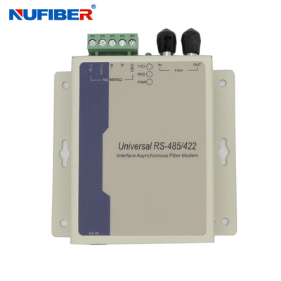 CE Serial To Fiber Converter Modem Support RS-485 RS-422 Interface