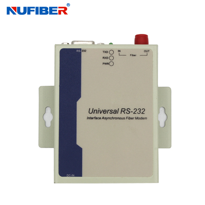Nufiber Rs232 To Optical Converter , Serial To Fiber Media Converter