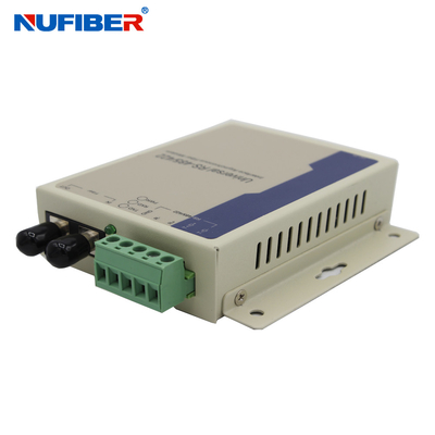 SM Duplex 20km Serial To Fiber Converter With RS485 RS422 Interface