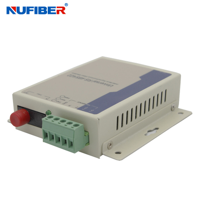 RS485 Rs422 To Fiber Converter SM Bidi 20km Support 5V DC power input