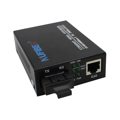 Multimode 10 100 1000Base TX FX Media Converter Gigabit Ethernet Media Converter