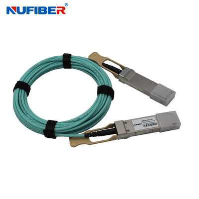 QSFP+ To QSFP+ Aoc Active Optical Cable Low Power Consumption For Cisco Huawei