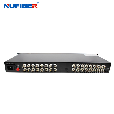 16BNC Fiber Video Converter Transmitter For CCTV NF-16V-T/R-F20
