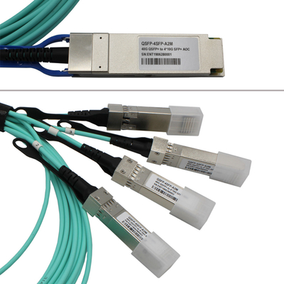 1m 3m Active Optical Cables 40G To 4x10G Qsfp Aoc Cable for data Center