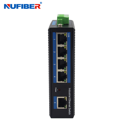 DC48V 5 Port Unmanaged Ethernet Switch , Poe Powered Unmanaged Switch