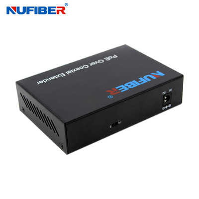 48 - 52VDC POE Ethernet Over Coax Extender For CCTV IP Camera