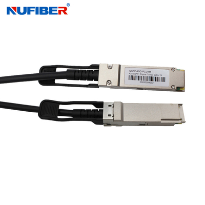 40G QSFP+ To QSFP+ Passive AWG24 Direct Attach Copper Cable 1M 3M