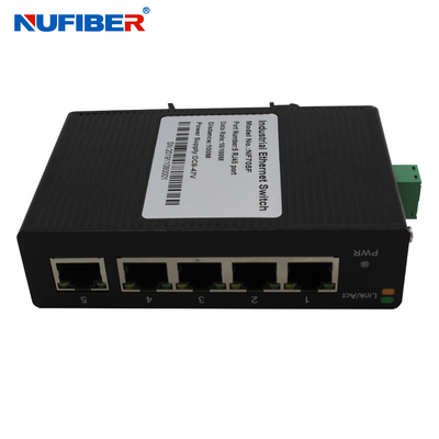 Industrial 10 100M 5 UTP Port Network Ethernet Switch 24V