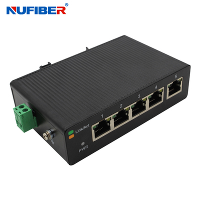 Industrial 10 100M 5 UTP Port Network Ethernet Switch 24V