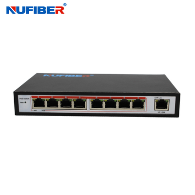 IEEE802.3af/at Standard 48V 9 Port POE Network Switch
