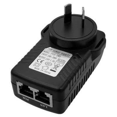 24W DC48V 0.5A POE Power Adapter OEM ODM Accepted