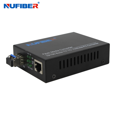 IEEE 802.3 compliant 10/100M RJ45 To SFP Fiber Media Converter