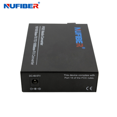 10/100M SM Duplex SC 1310nm 20km Fiber POE Media Converter