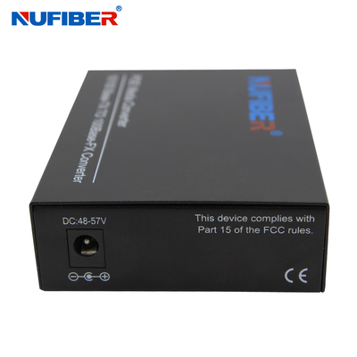 10/100M 20KM SC SM Single Fiber Optic Media Converter Support 30W POE Function