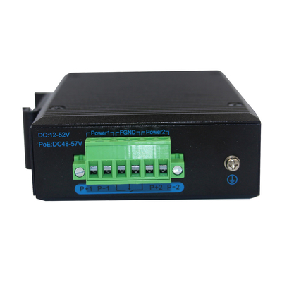 Industrial Din Rail 1.25G SFP To RJ45 UTP Media Converter