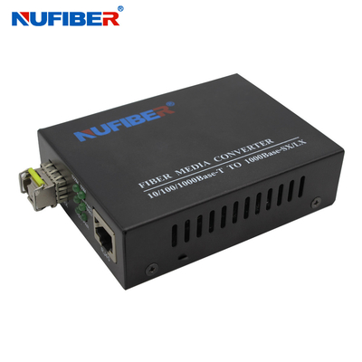 10/100/1000M Gigabit Ethernet UTP SFP Media Converter