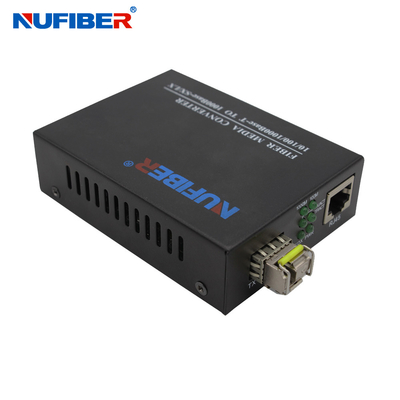 Gigabit SFP Slot Optic Media Converter 10/100/1000M SFP to UTP Ethernet Converter 5V1A