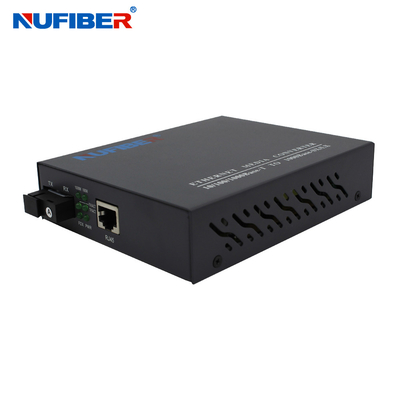 Gigabit Internal Optic Media Converter 10/100/1000M Fiber to RJ45 Converter Duplex SM 1310nm Internal Power Supply