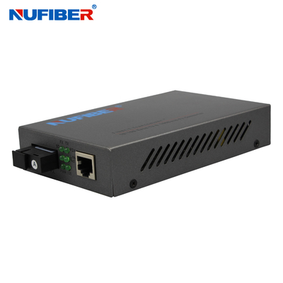 10/100Base Fiber Media Converter Internal Power Supply Dual Fiber SM 1310nm 20km SC
