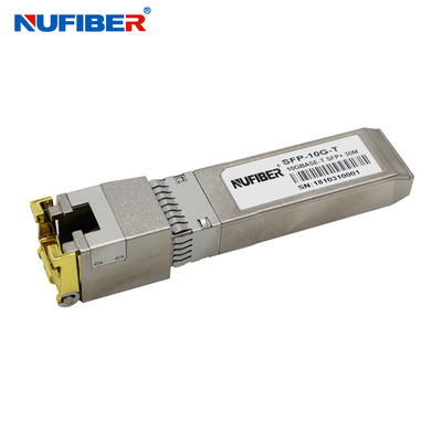 SFP-10G-T 10G Copper Module 30meters 10G RJ45 Ethernet SFP Module Compatible with Alcatel