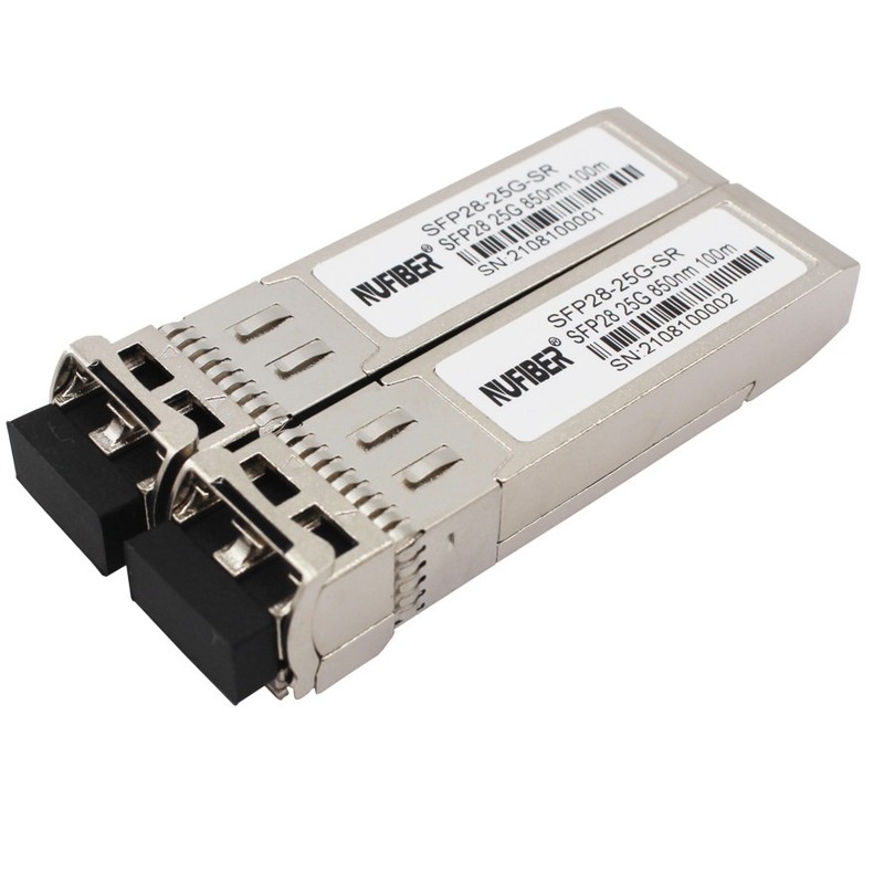 SFP28 25G Optical Transceiver Module Multimode Duplex LC 850nm 100M