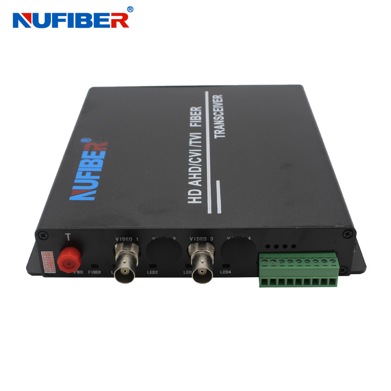 2BNC 1RS485 Video Optical Converter Non Compression Coding Technology