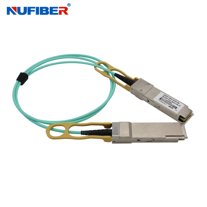 Network 40G AOC Cable QSFP+ To QSFP+ Long Reach Interconnect Solution