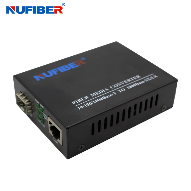 10/100/1000M Gigabit Ethernet UTP SFP Media Converter