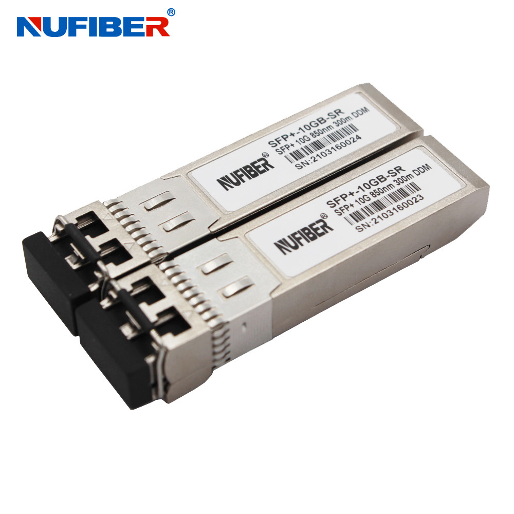 MMF Duplex 850nm 300m 10G SFP+ SR LC DDM Optical Transceiver