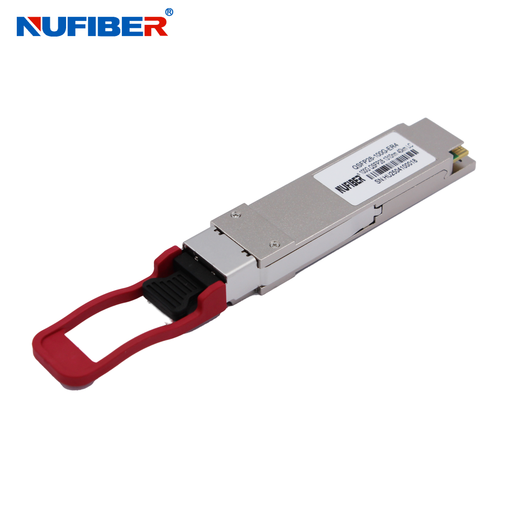 Transceiver Module 100g QSFP28 100G ER EML Fiber Optical Transceiver Module With FEC Up To 40KM