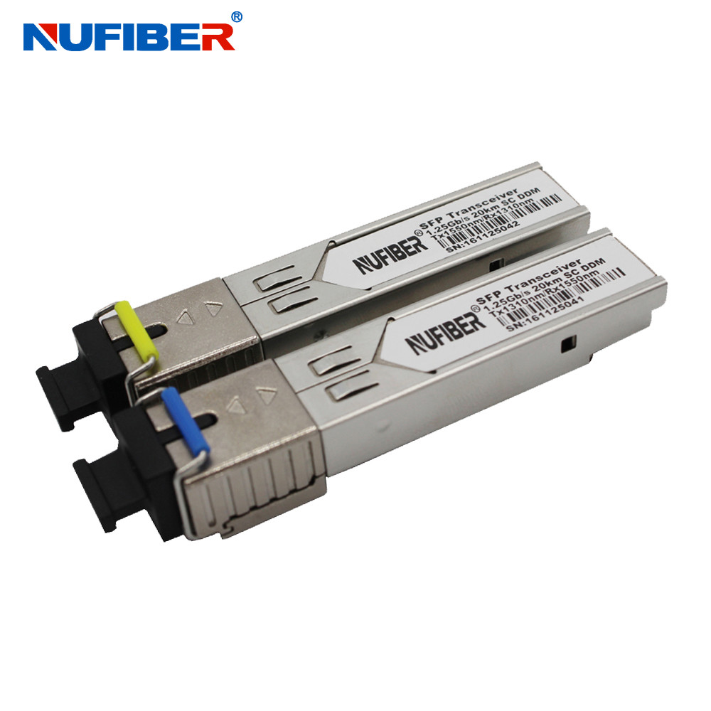SC Connector 1.25G SFP Transceiver 1310nm 1550nm SFP Optical Module