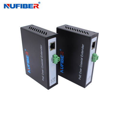 2 Wire IP Ethernet Over Coaxial Extender 0 - 300M With POE Function