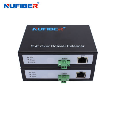 10 / 100Mbps POE Ethernet Over Twisted Pair Converter IP Over 2 Wire ...