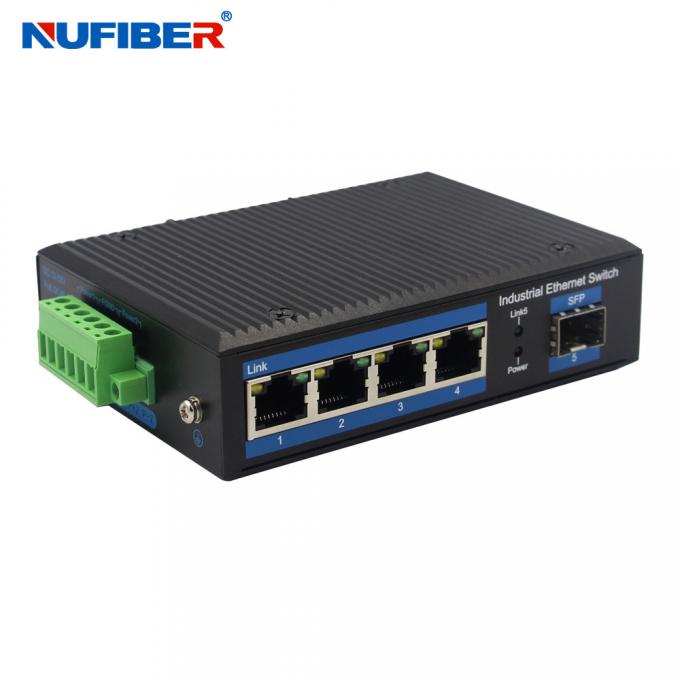NF514G-SFP Sfp Slot 4 Port Unmanaged Ethernet Switch Redundant Power ...